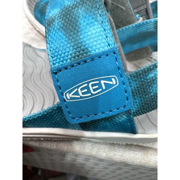 Keen Kids Water Sandals Size 13 Blue/Gray Adjustable Straps - Picture 4 of 7